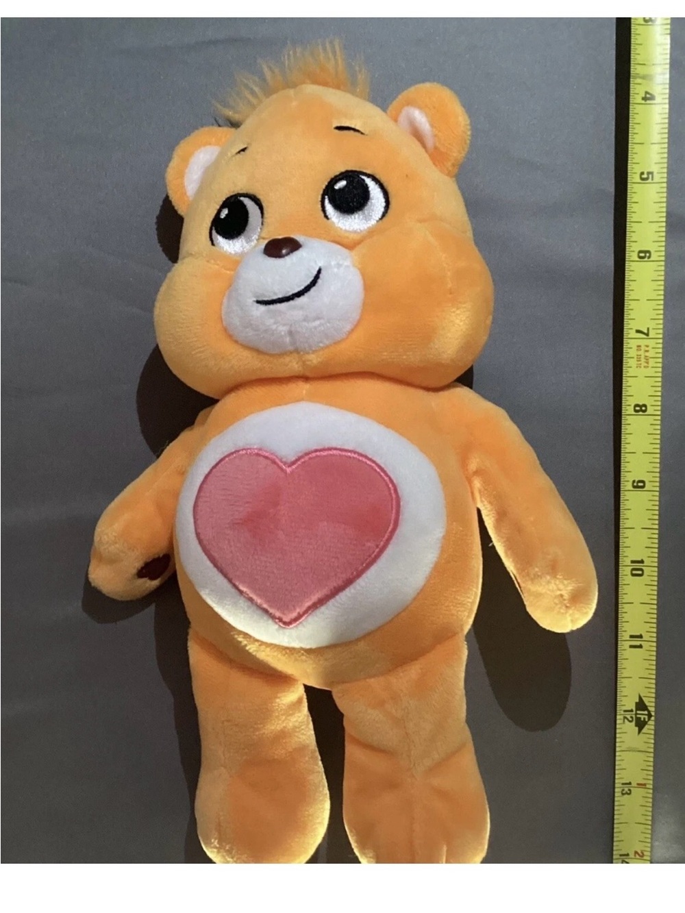 2020 Care Bears Plush Unlock the Magic Orange Heart Tenderheart Bear Friend 10"